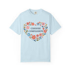 Compassion Floral Heart T-Shirt