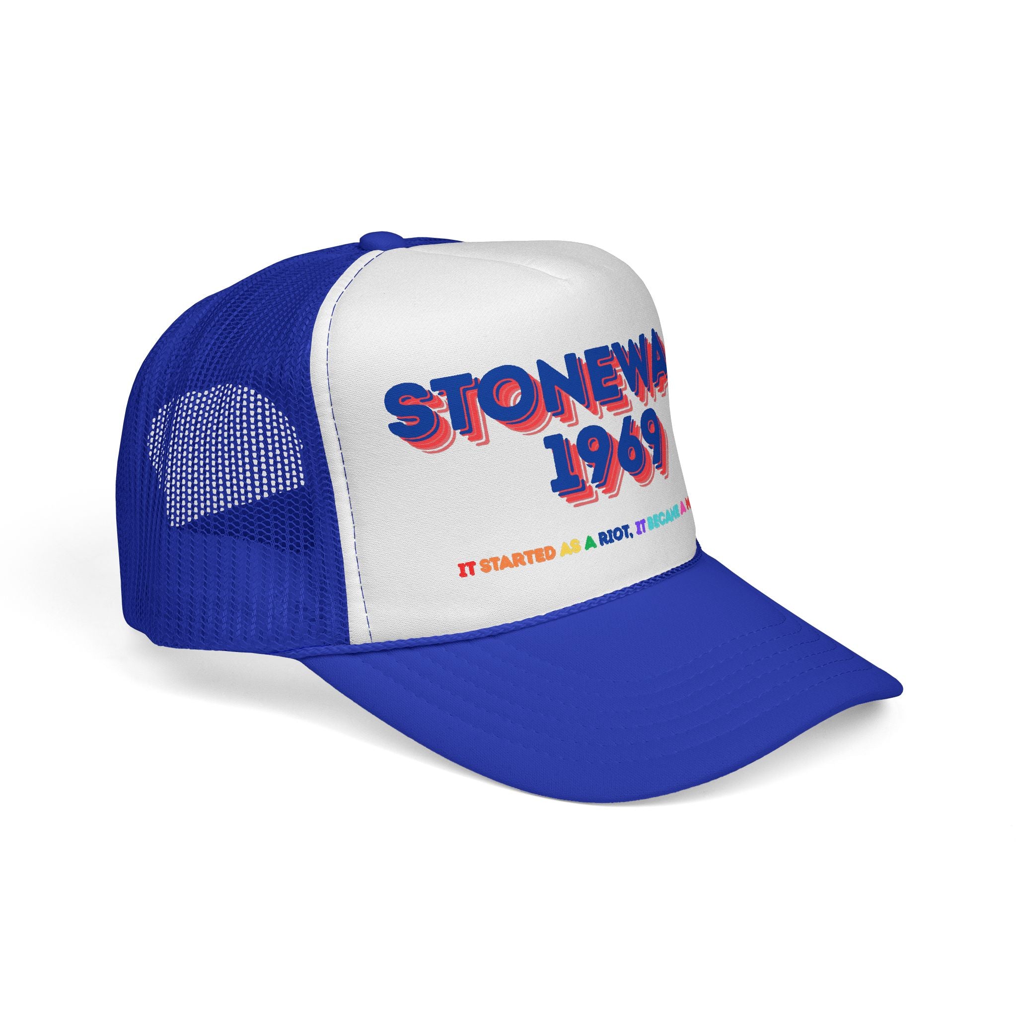 Stonewall 1969 Trucker Cap | Pride Movement Retro Text