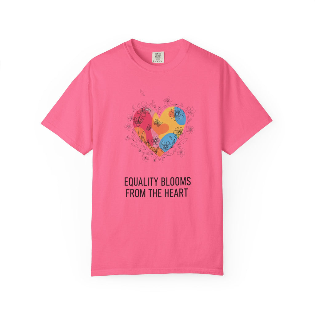 Equality Blooms Heart T-Shirt