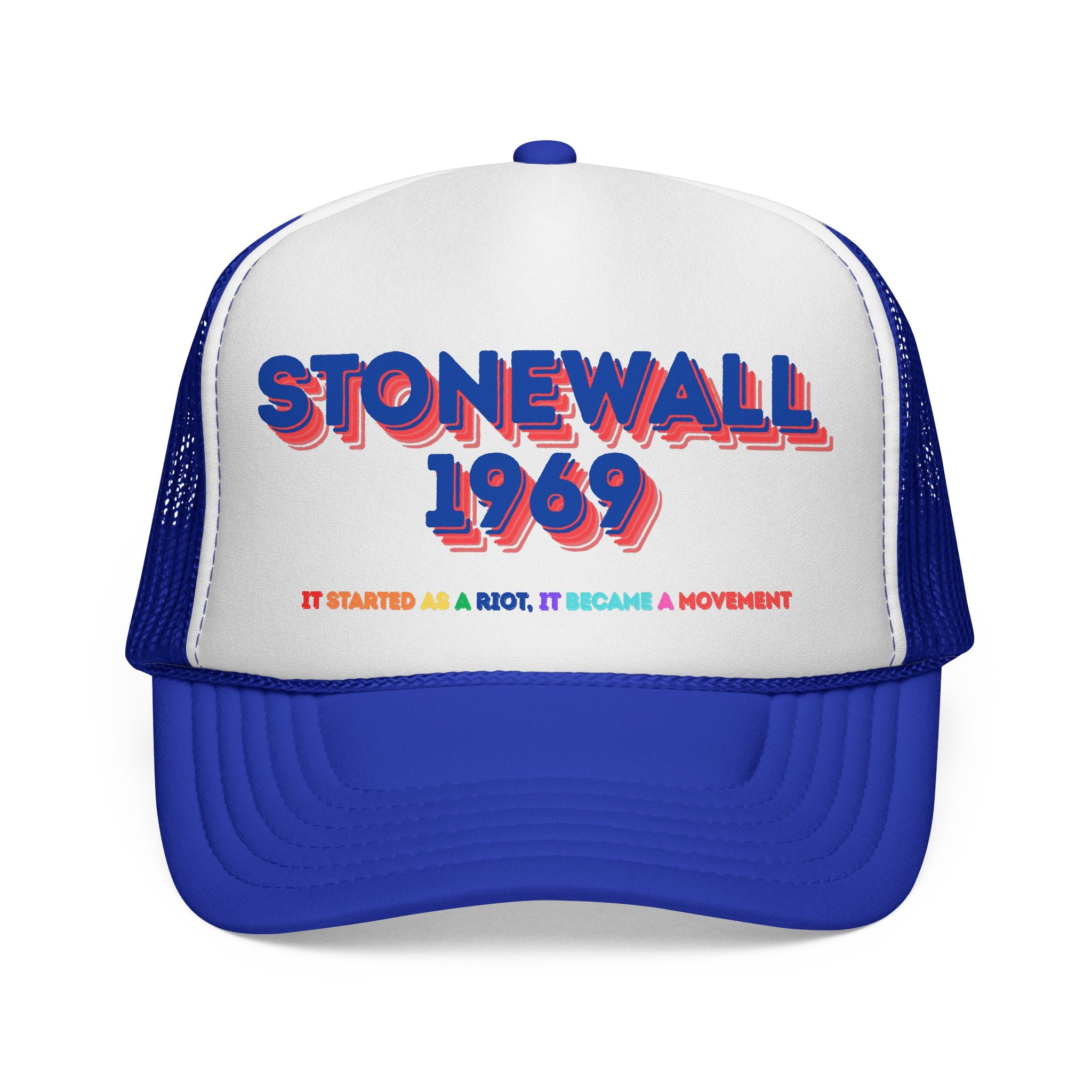 Stonewall 1969 Trucker Cap | Pride Movement Retro Text