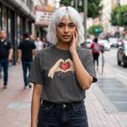 Love Heart Graphic T-Shirt