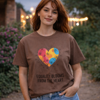 Equality Blooms Heart T-Shirt