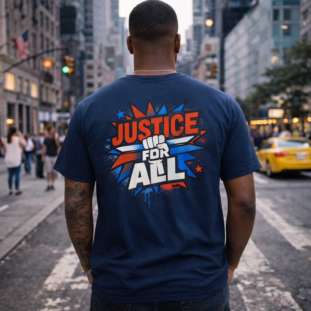 Justice For All Graphic T‑Shirt