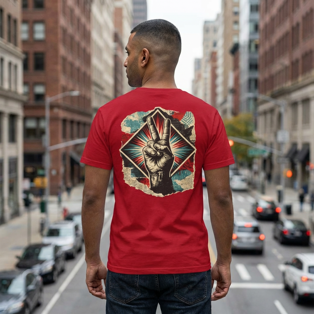 Peace Sign Retro T-Shirt