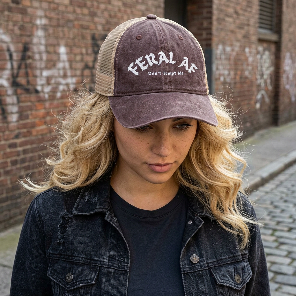 Feral AF Don't Tempt Me Hat