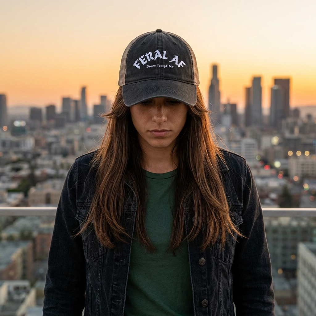 Feral AF Don't Tempt Me Hat