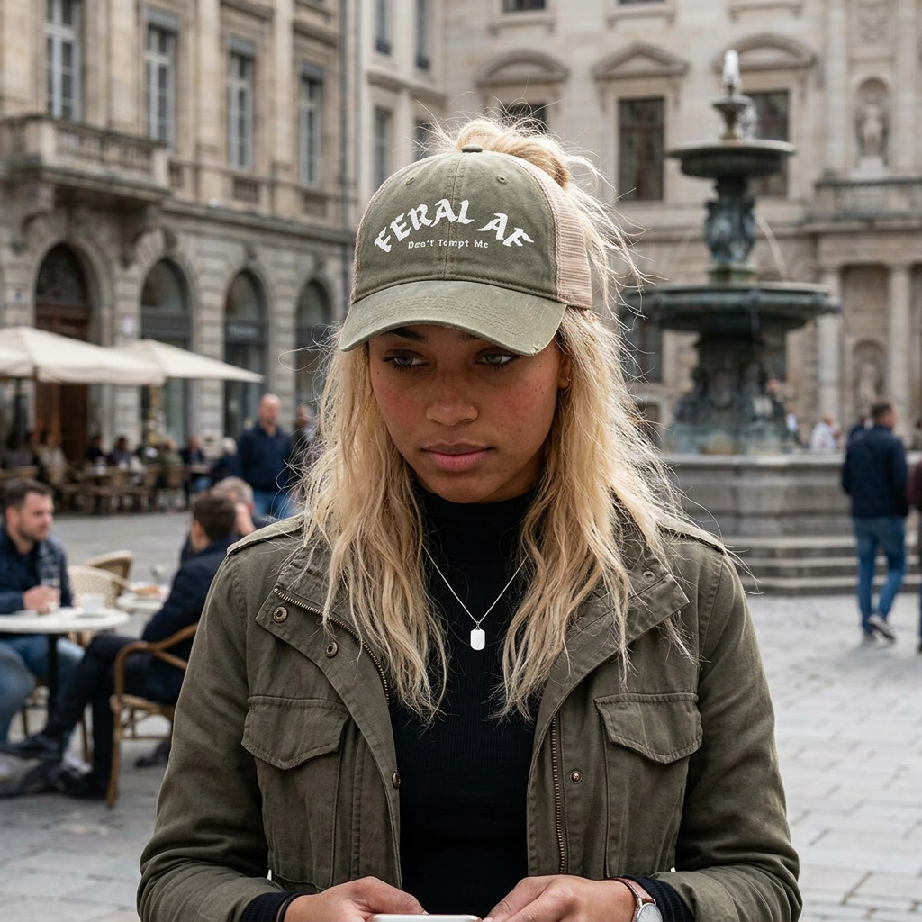Feral AF Don't Tempt Me Hat