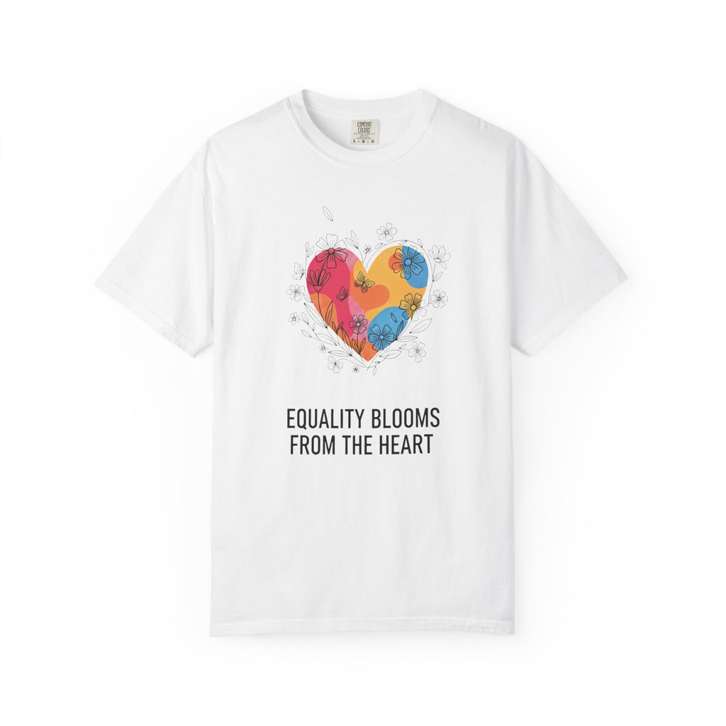 Equality Blooms Heart T-Shirt