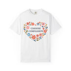 Compassion Floral Heart T-Shirt
