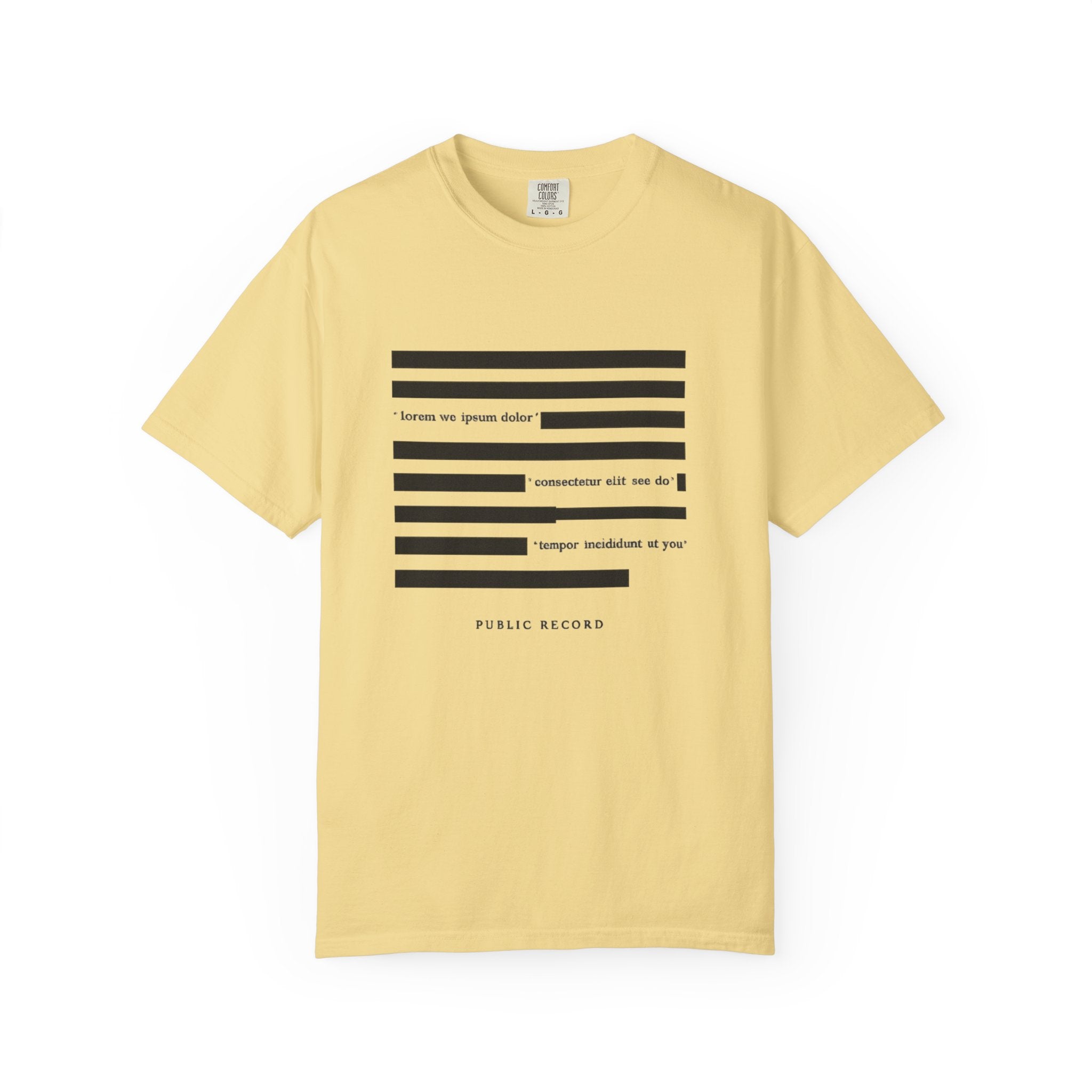 Redacted Public Record T‑Shirt