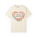 Compassion Floral Heart T-Shirt
