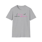 I Love It When Women T-Shirt — Feminine Script Tee for Empowerment & Pride