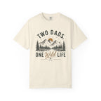 Two Dads One Wild Life T-shirt | Mountain Camping Illustration